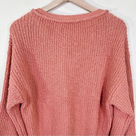 Gentle Fawn Women’s Chunky Knit Dusty Rose Sweater - Picture 15 of 16